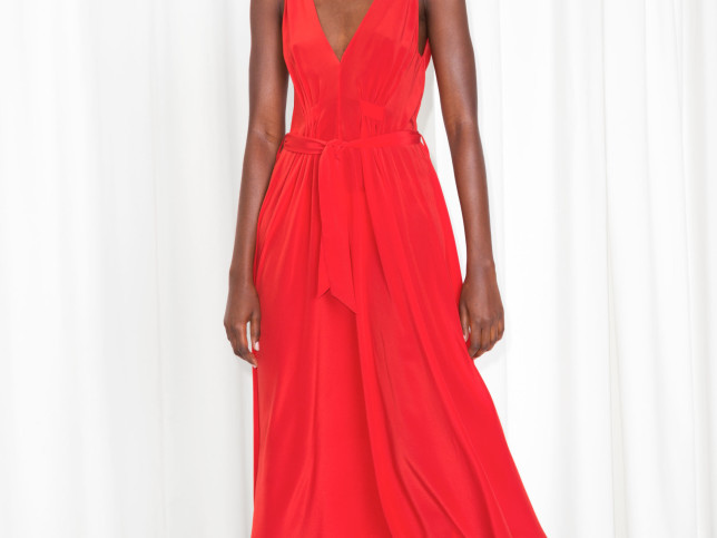 Vestido rojo de seda de & Other Stories €125